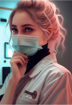 beautiful girl doctor photo