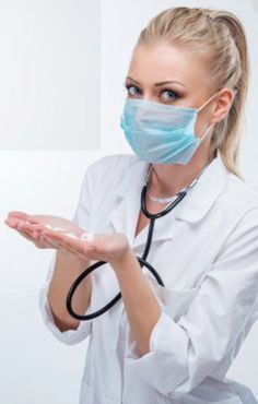 beautiful girl doctor photo