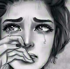 hurt sad cry girl dp