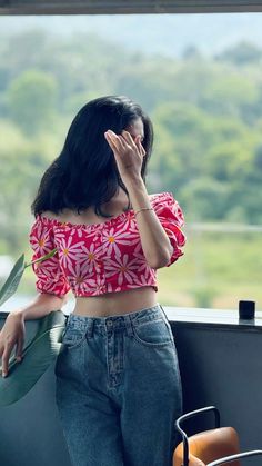 instagram hidden face jeans top stylish girl dp