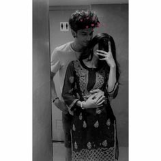 real gf bf hidden face pic