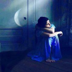 silent mood off girl image