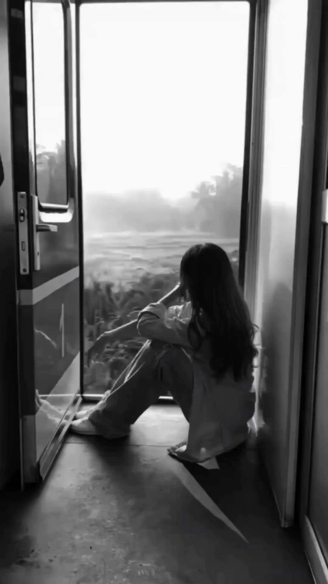 silent mood off girl image