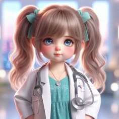 stylish girl doctor dp