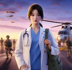 stylish girl doctor dp