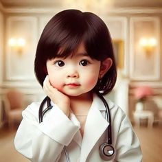 stylish girl doctor dp