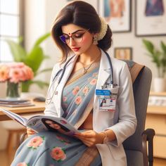 stylish girl doctor dp