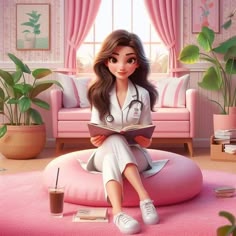 stylish girl doctor dp