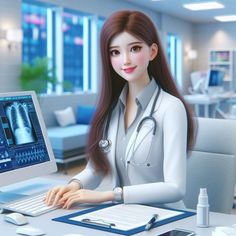 stylish girl doctor dp