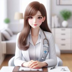 stylish girl doctor dp