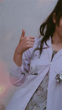 stylish girl doctor dp