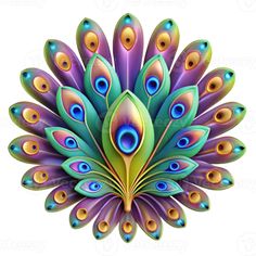 3d mor pankh wallpaper