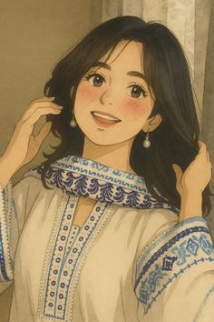 attitude cartoon girl dpz