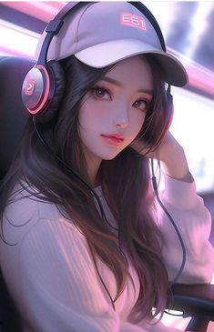 attitude cartoon girl dpz