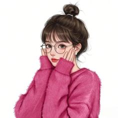 attitude cartoon girl dpz