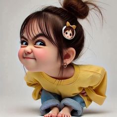 attitude cartoon girl dpz