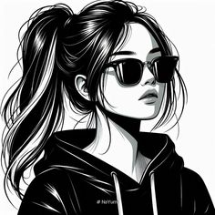 attitude cartoon girl dpz