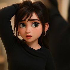 attitude cartoon girl dpz