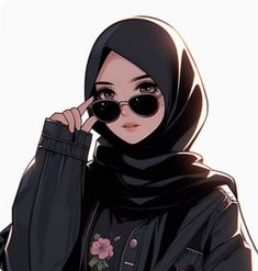 attitude cartoon girl dpz