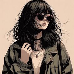 attitude cartoon girl dpz