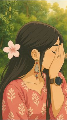 attitude cartoon girl dpz