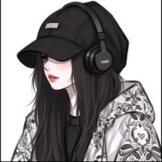 attitude cartoon girl dpz