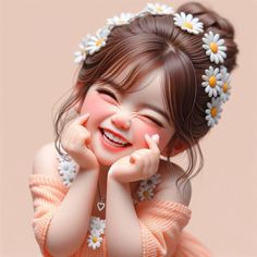 cute cartoon girl dp