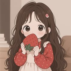 cute cartoon girl dp