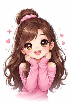 cute cartoon girl dp