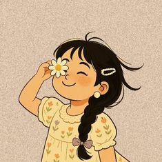 cute cartoon girl dp