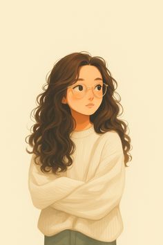 cute cartoon girl dp