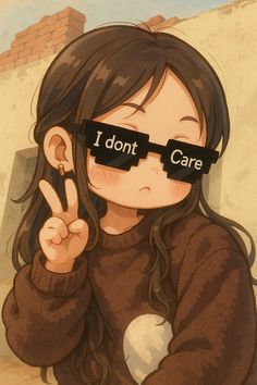 cute cartoon girl dp