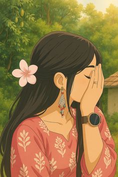 cute cartoon girl dp