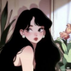 cute cartoon girl dp