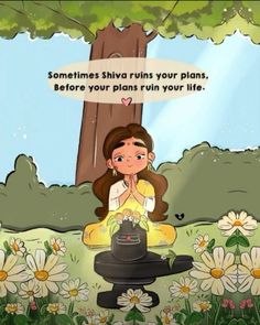 mahadev cartoon girl dp