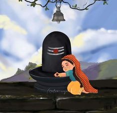 mahadev cartoon girl dp