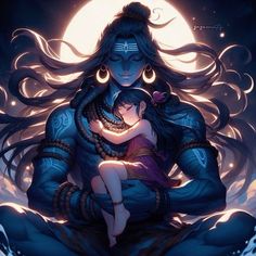 mahadev cartoon girl dp