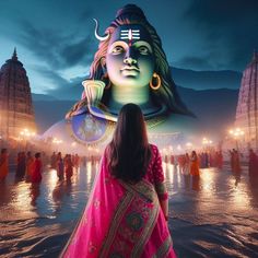 mahadev cartoon girl dp