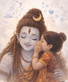 mahadev cartoon girl dp