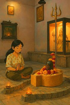 mahadev cartoon girl dp