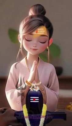 mahadev cartoon girl dp