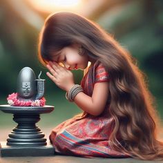 mahadev cartoon girl dp