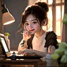 mahadev cartoon girl dp