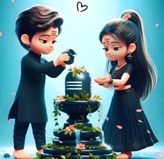 mahadev cartoon girl dp