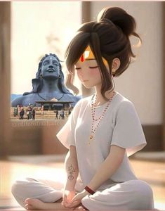 mahadev cartoon girl dp