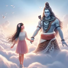 mahadev cartoon girl dp