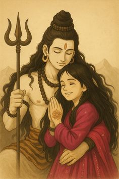 mahadev cartoon girl dp