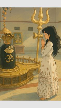 mahadev cartoon girl dp