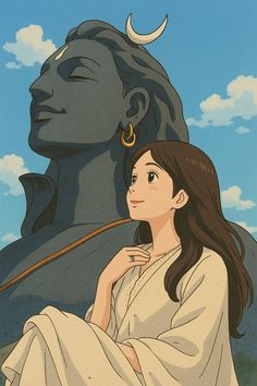 mahadev cartoon girl dp