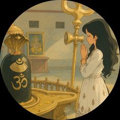 mahadev cartoon girl dp